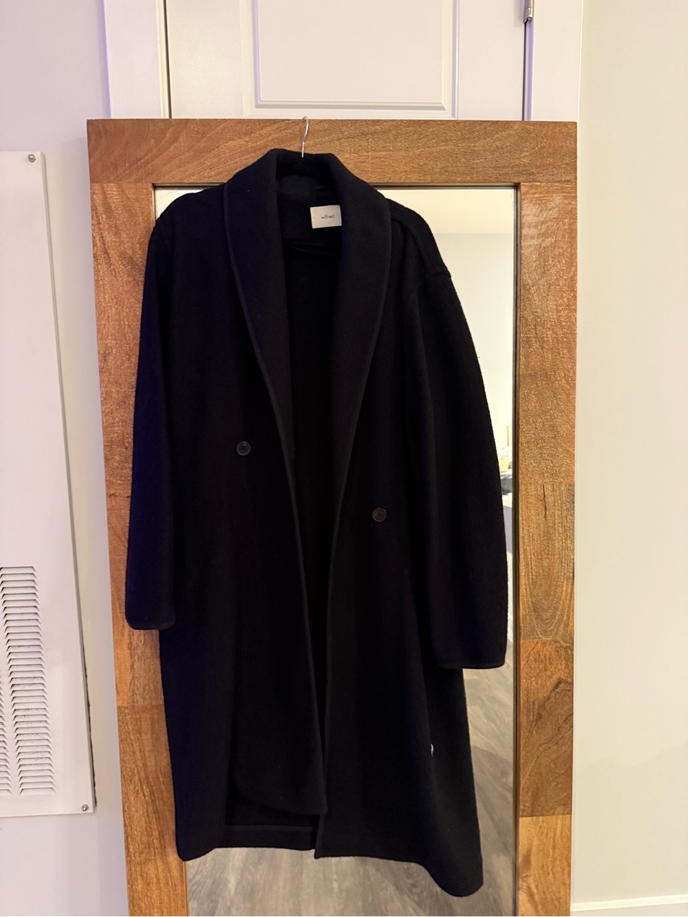 Aritzia Wilfred 100% marina wool coat